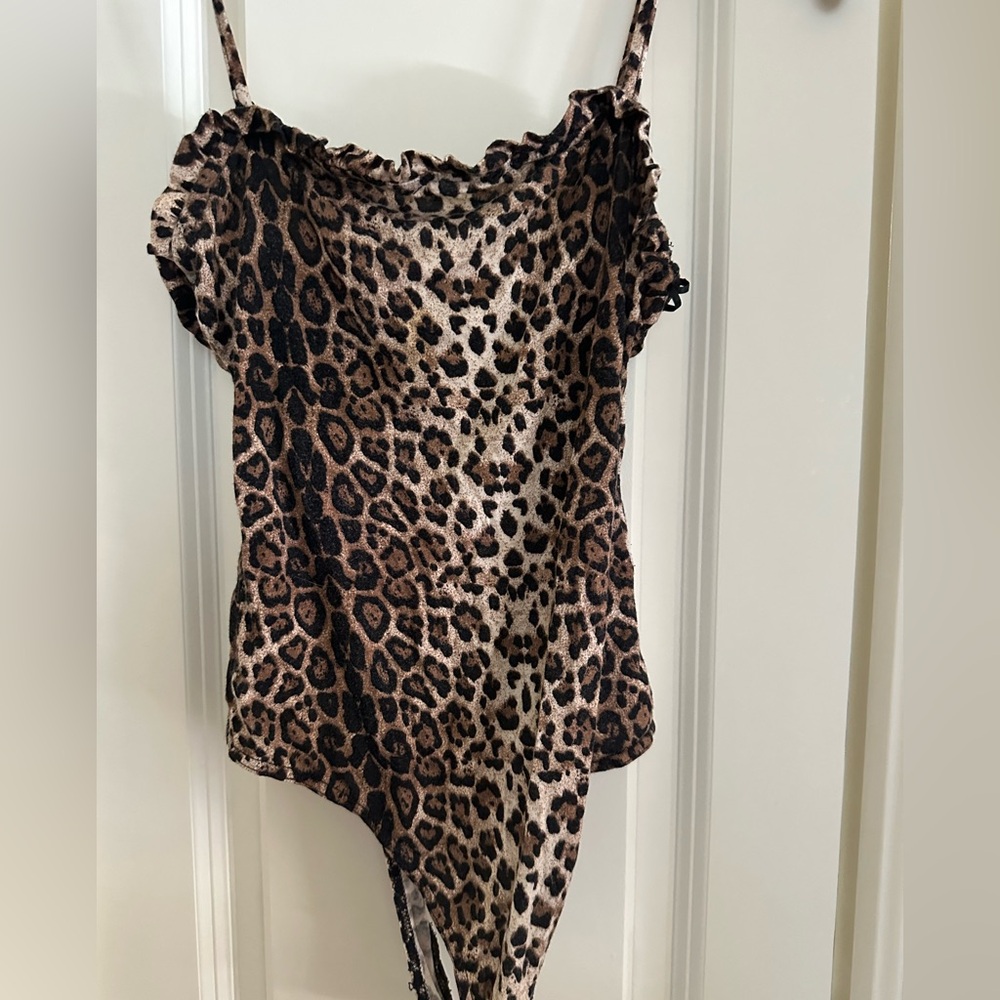 Kittenish Leopard Bodysuit